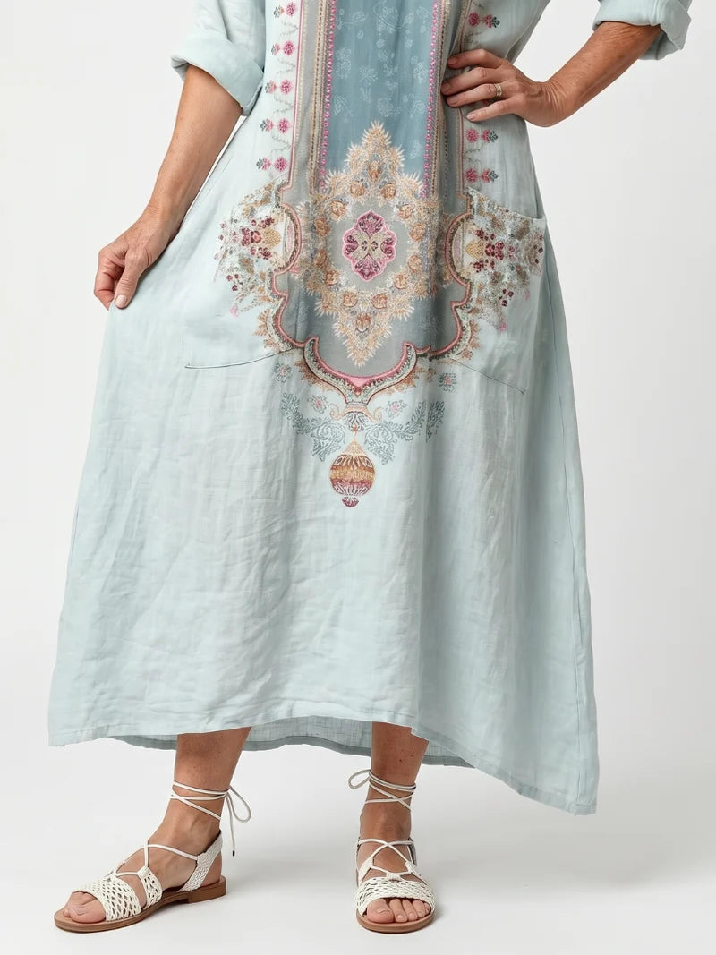 Marguerite Sunlit Midikleid