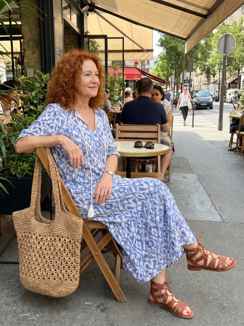 Leonie Meadow Midi Elbise