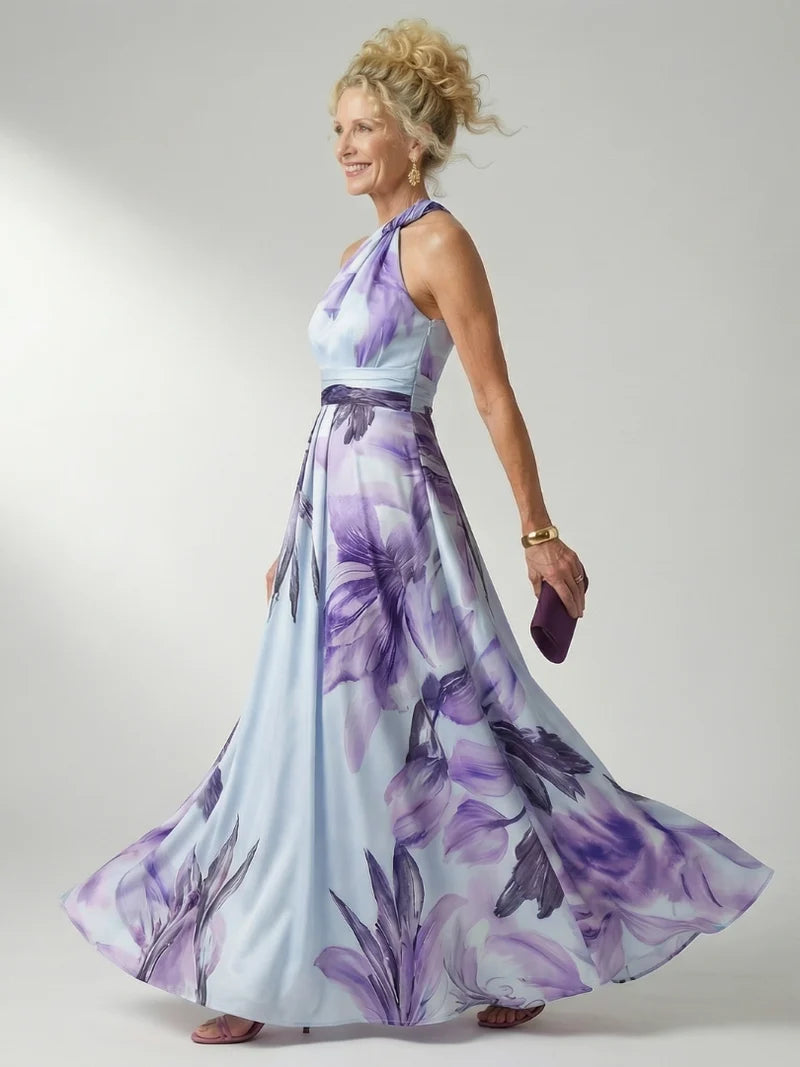 Ottilie Golden Maxi Dress