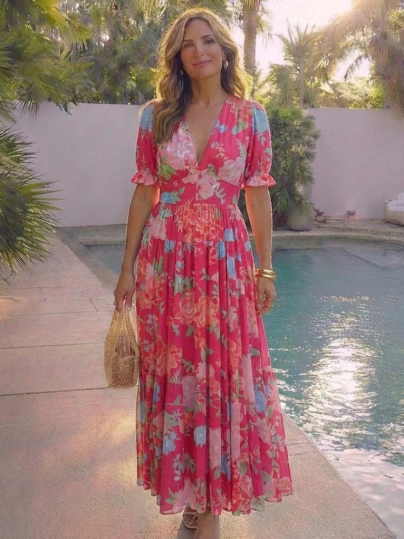 Rosanna Petal Midikleid