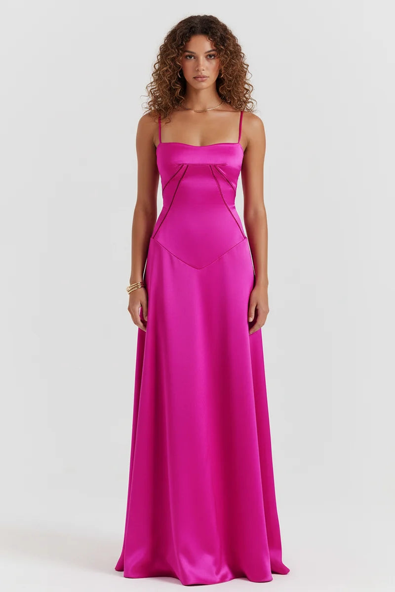 Amandine Azurblaues Kleid
