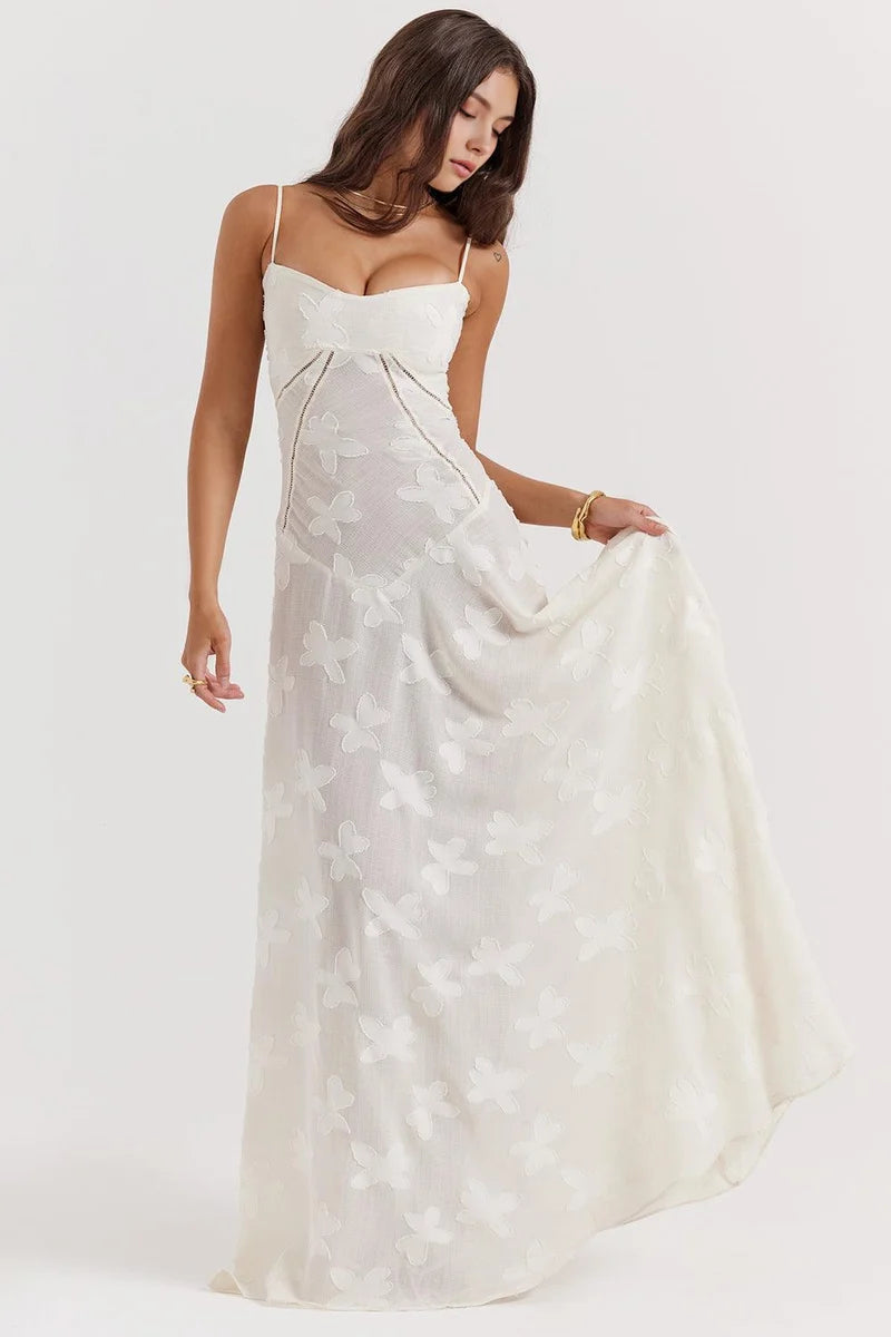 Brigitte Halcyon Maxikleid