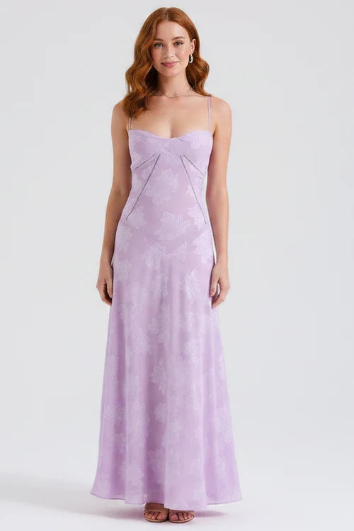 Brigitte Halcyon Maxikleid