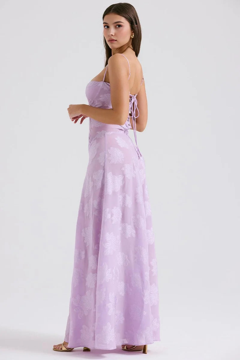 Brigitte Halcyon Maxikleid