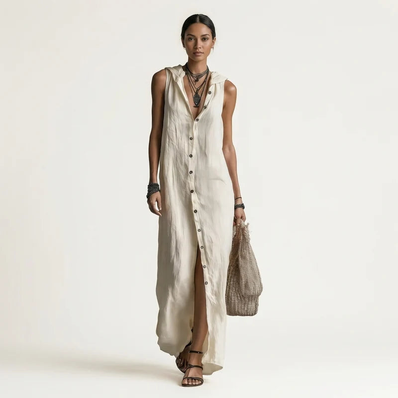 Beatrix Cascade Maxikleid