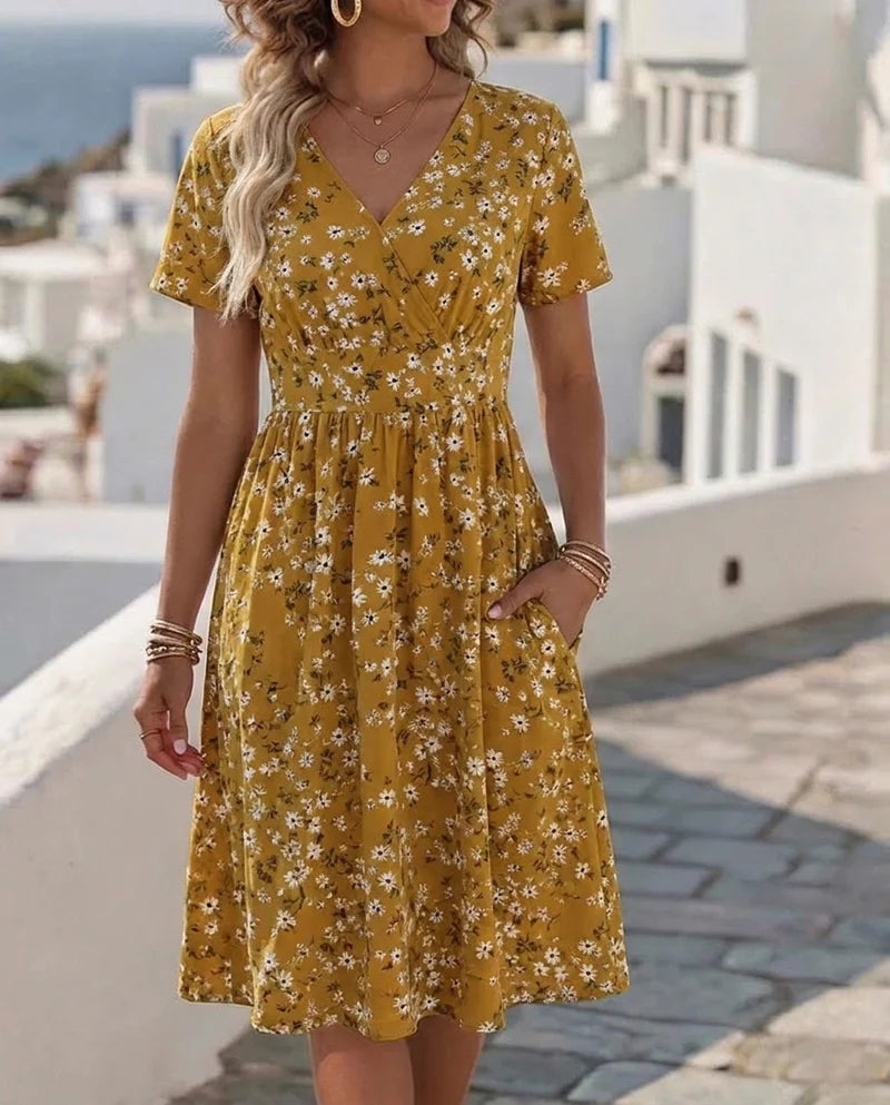 Delphine Garden Midi Dress