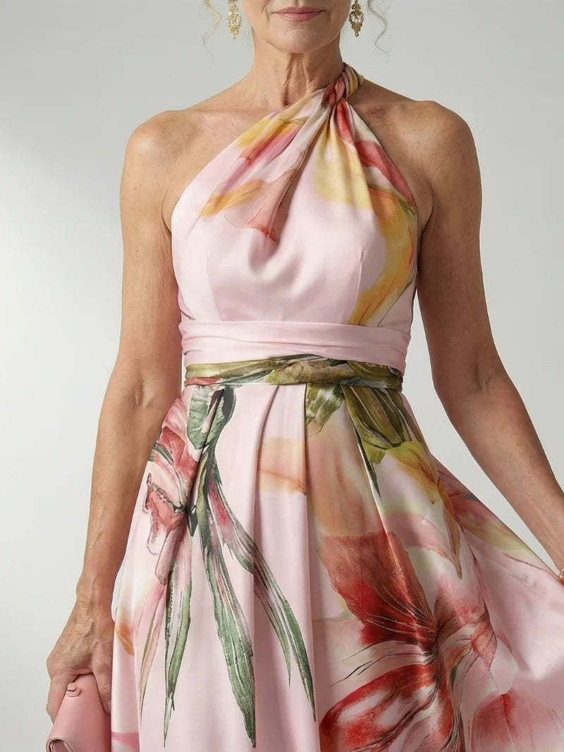 Ottilie Golden Maxi Dress