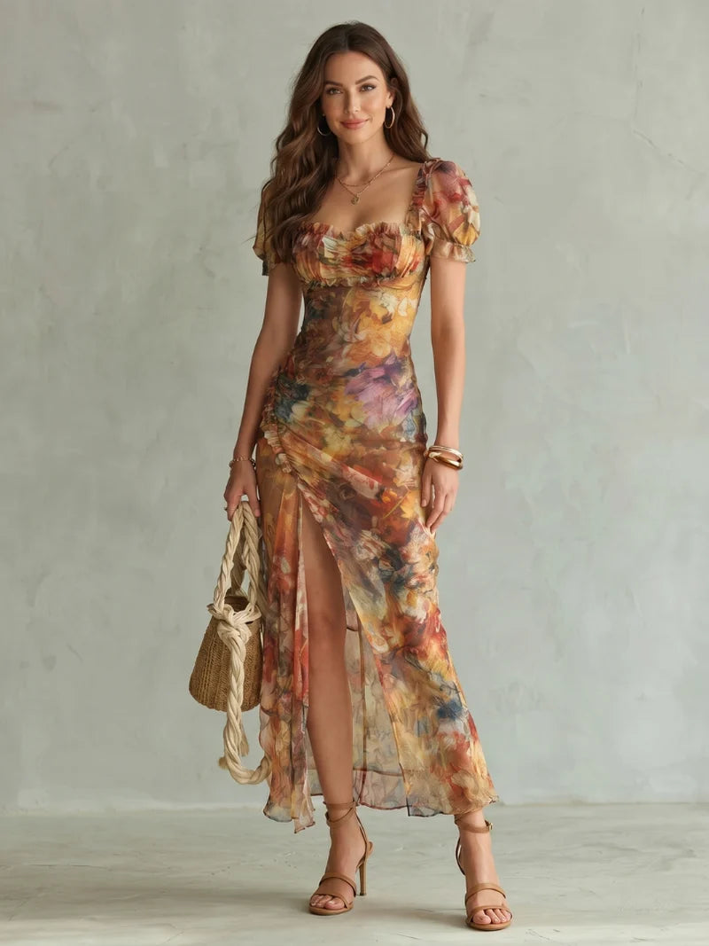 Capucine Provence Midi Dress