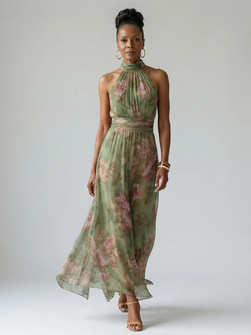Anais Halcyon Midi Dress