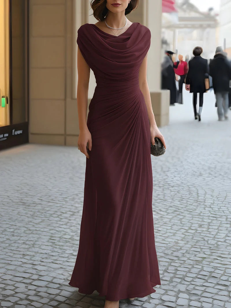 Mirabelle Golden Maxi Dress
