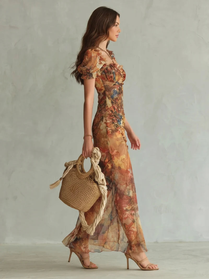 Capucine Provence Midi Dress