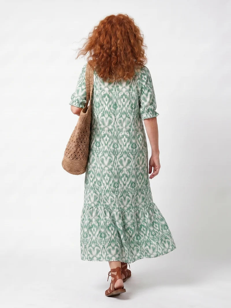 Philippa Provence Midi Elbise