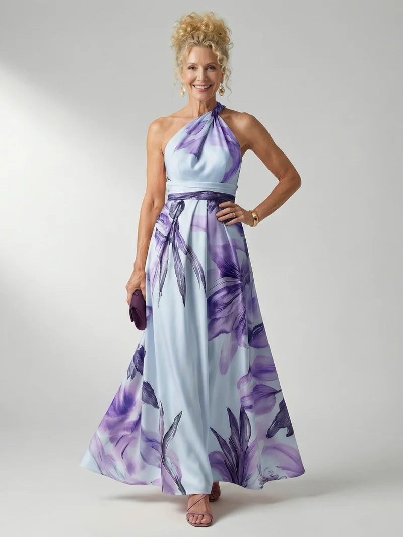 Ottilie Golden Maxi Dress