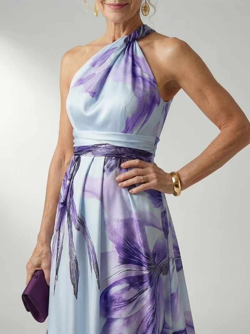 Ottilie Golden Maxi Dress