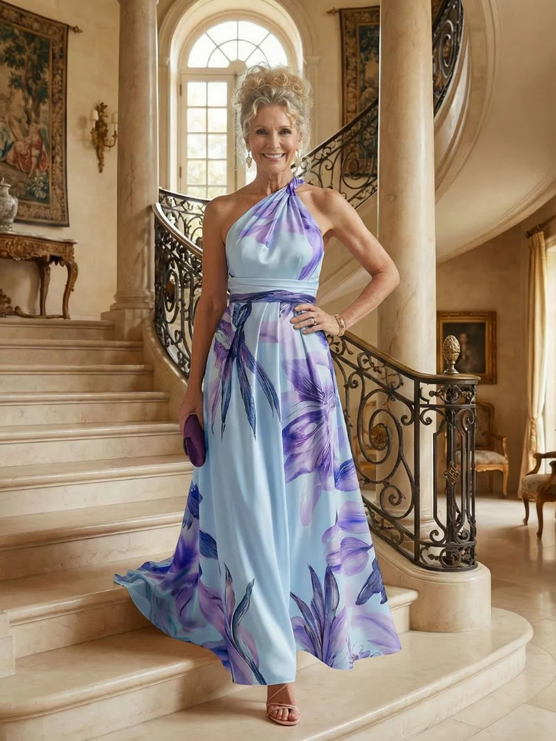 Ottilie Golden Maxi Dress