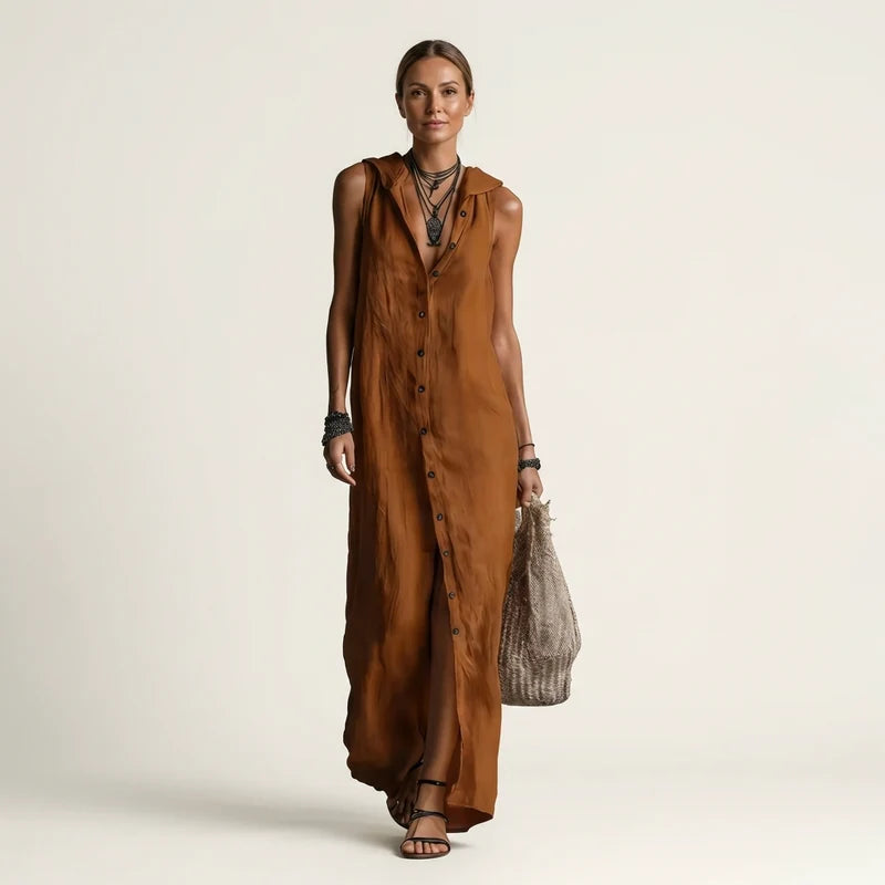Beatrix Cascade Maxi Dress