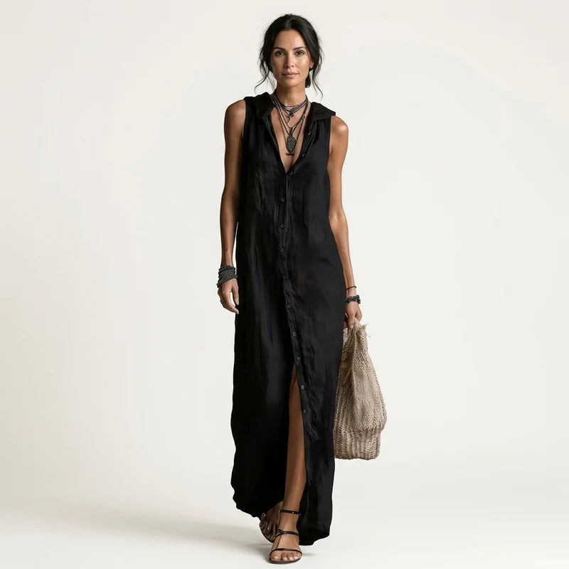 Beatrix Cascade Maxi Dress