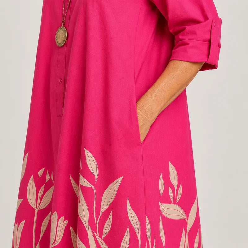 Florentine Whisper Midi Dress